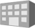 small clipart image of a grey building